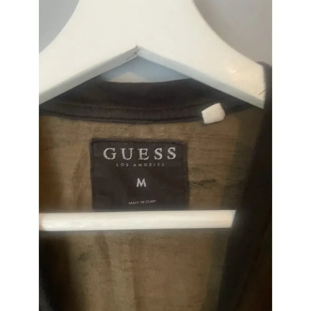 GUESS‎ Anderson Fashion Crew Camo t shirt Sz M camouflage - Picture 3 of 4